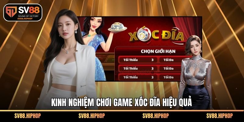 Kinh nghiệm chơi game xóc đĩa hiệu quả